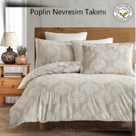 Çapa Home Poplin Nevresim Takımı %100 pamuk